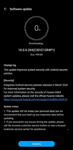 دارندگان گوشی Huawei Mate 30 Pro هشدار به‌روزرسانی امنیتی EMUI را دریافت کردند